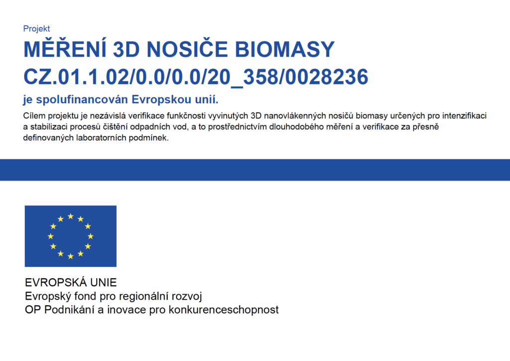 Měření 3D nosiče biomasy